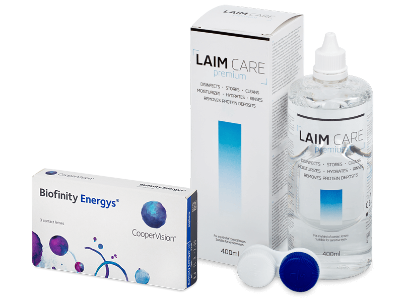 Biofinity Energys (3 db lencse) + 400 ml Laim-Care ápolószer