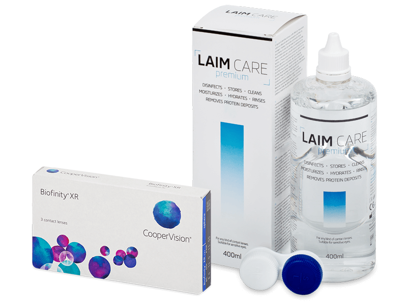 Biofinity XR (3 db lencse) + 400 ml Laim-Care ápolószer