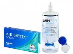 Air Optix Aqua (6 db lencse) + 400 ml Laim-Care ápolószer