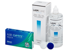 Air Optix Aqua (6 db lencse) + 400 ml Laim-Care ápolószer