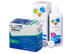 SofLens 38 (6 db lencse) + 360 ml Gelone ápolószer