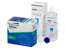SofLens 38 (6 db lencse) + 400 ml Laim-Care ápolószer