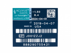 Acuvue Oasys with Transitions (6 db lencse)