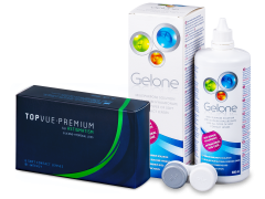 TopVue Premium for Astigmatism (6 db lencse) + Gelone ápolószer 360 ml