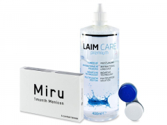 Miru (6 db lencse) + Laim-Care kontaktlencse folyadék 400 ml