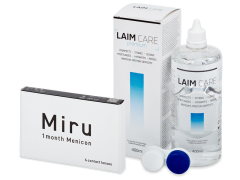 Miru (6 db lencse) + Laim-Care kontaktlencse folyadék 400 ml