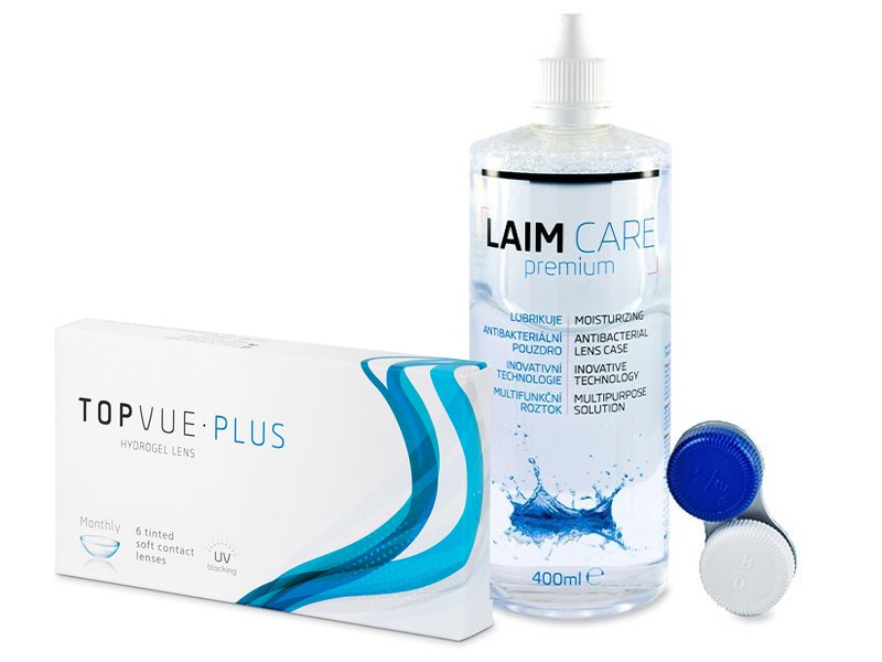 TopVue Monthly Plus (6 db lencse) + LAIM-CARE ápolószer 400 ml