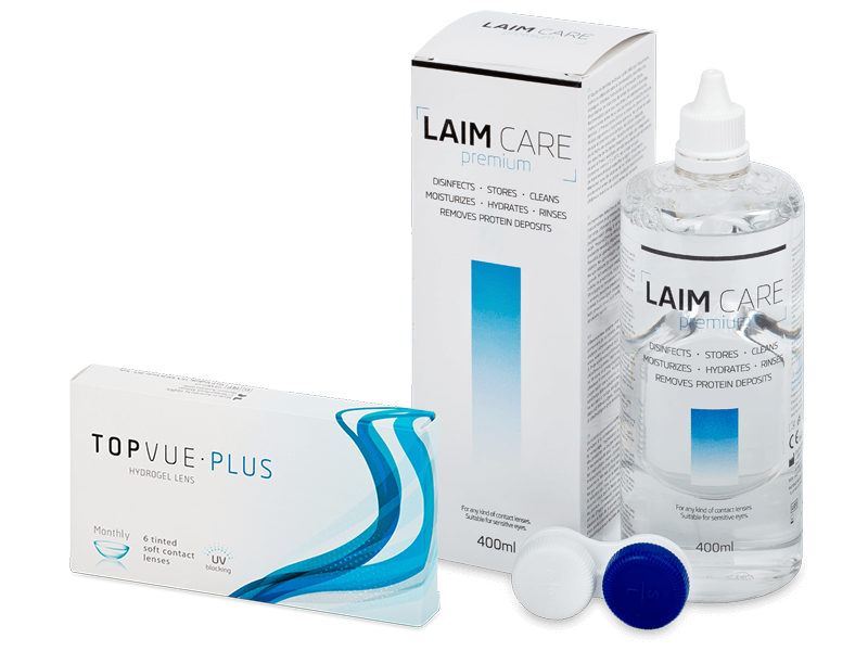 TopVue Monthly Plus (6 db lencse) + LAIM-CARE ápolószer 400 ml