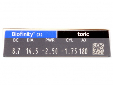 Biofinity Toric (3 db lencse)