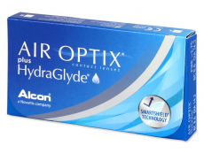 Air Optix plus HydraGlyde (3 db lencse)