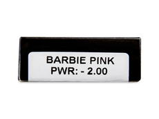 CRAZY LENS - Barbie Pink - dioptriával napi lencsék (2 db lencse)