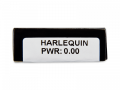 CRAZY LENS - Harlequin - dioptria nélkül napi lencsék (2 db lencse)