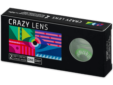 CRAZY LENS - Joker - dioptria nélkül napi lencsék (2 db lencse)
