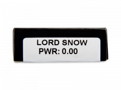 CRAZY LENS - Lord Snow - dioptria nélkül napi lencsék (2 db lencse)