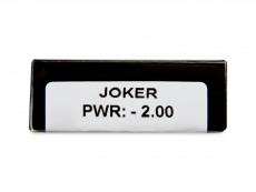 CRAZY LENS - Joker - dioptriával napi lencsék (2 db lencse)
