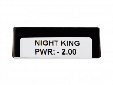 CRAZY LENS - Night King - dioptriával napi lencsék (2 db lencse)