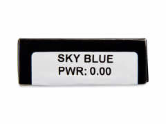 CRAZY LENS - Sky Blue - dioptria nélkül napi lencsék (2 db lencse)