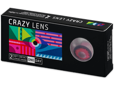 CRAZY LENS - Vampire Queen - dioptriával napi lencsék (2 db lencse)