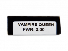 CRAZY LENS - Vampire Queen - dioptria nélkül napi lencsék (2 db lencse)