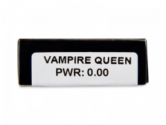 CRAZY LENS - Vampire Queen - dioptria nélkül napi lencsék (2 db lencse)