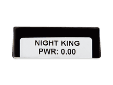 CRAZY LENS - Night King - dioptria nélkül napi lencsék (2 db lencse)