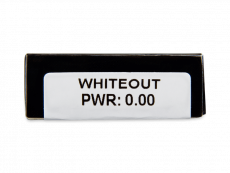 CRAZY LENS - WhiteOut - dioptria nélkül napi lencsék (2 db lencse)