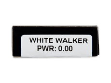CRAZY LENS - White Walker - dioptria nélkül napi lencsék (2 db lencse)