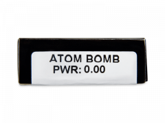 CRAZY LENS - Atom Bomb - dioptria nélkül napi lencsék (2 db lencse)