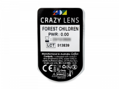 CRAZY LENS - Forest Children - dioptria nélkül napi lencsék (2 db lencse)
