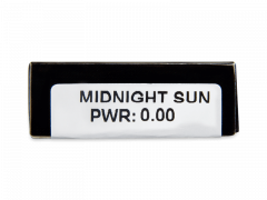 CRAZY LENS - Midnight Sun - dioptria nélkül napi lencsék (2 db lencse)