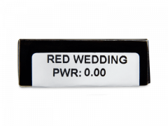 CRAZY LENS - Red Wedding - dioptria nélkül napi lencsék (2 db lencse)