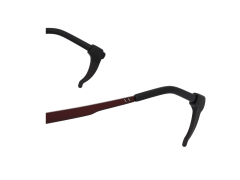 Csúszásgátló szárvég szemüveghez - fekete 