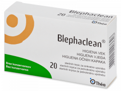 Blephaclean steril törlőkendő szemhéj tisztítására 20 darab 