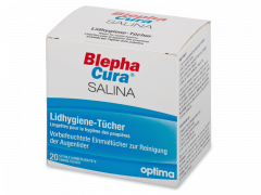 BlephaCura Salina steril szemhéj-törlőkendő 20 darab 