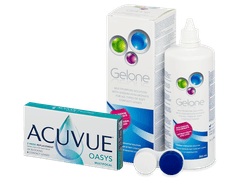 Acuvue Oasys Multifocal (6 db lencse) + Gelone kontaktlencse folyadék 360 ml