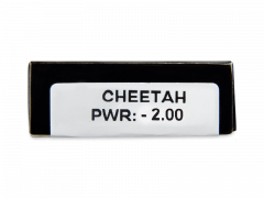 CRAZY LENS - Cheetah - dioptriával napi lencsék (2 db lencse)