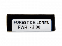 CRAZY LENS - Forest Children - dioptriával napi lencsék (2 db lencse)