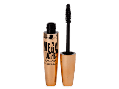 Dermacol Mega Lashes Volume and Care fekete szempillaspirál 11,5 ml
