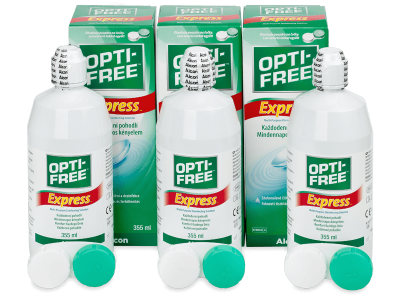OPTI-FREE Express kontaktlencse folyadék 3 x 355 ml 