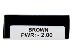 TopVue Daily Color - Brown - dioptriával napi lencsék (2 db lencse)
