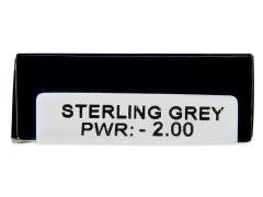 TopVue Daily Color - Sterling Grey - dioptriával napi lencsék (2 db lencse)