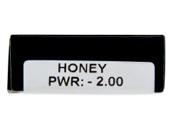 TopVue Daily Color - Honey - dioptriával napi lencsék (2 db lencse)