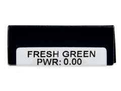 TopVue Daily Color - Fresh Green - dioptria nélkül napi lencsék (2 db lencse)