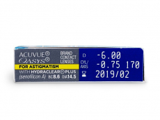 Acuvue Oasys for Astigmatism (6 db lencse)