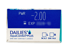 Dailies AquaComfort Plus (30 db lencse)