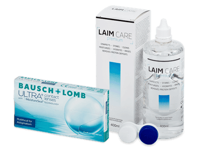 Bausch + Lomb ULTRA Multifocal for Astigmatism (6 db lencse) + Laim Care 400 ml ápolószer