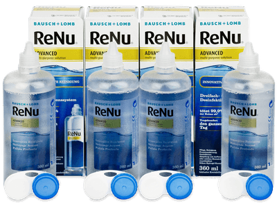 ReNu Advanced kontaktlencse folyadék 4 x 360 ml